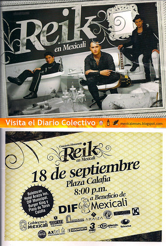 Reik en Mexicali Plaza Calafia el 18 de Septiembre
