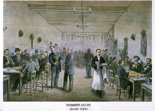 019-Cafe en Lille al antiguo estilo-Collectionneur lillois Edouard Boldoduc  1895