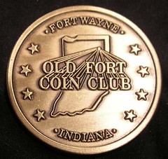 Old Fort Coin Club 600th Meeting reverse