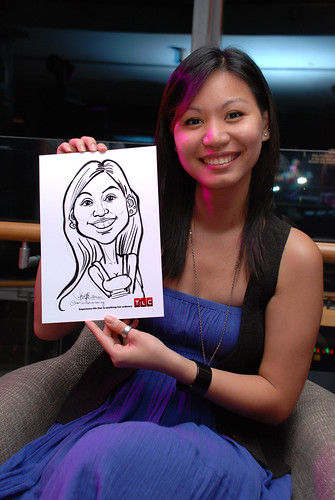 Caricature live sketching for TLC - 39