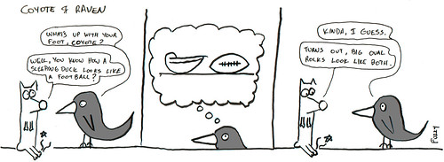 366 Cartoons - 148 - Coyote and Raven