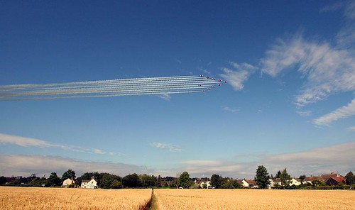 The Red Arrows visit Charfield