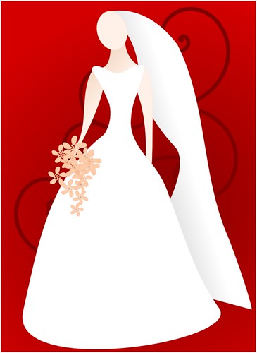 red bride inspired to create some clip art after someone was asking