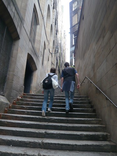 愛丁堡有很多階梯