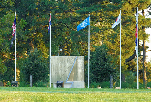 Korean War Memorial, in Forest Park, Saint Louis, Missouri, USA