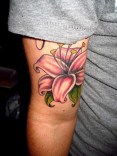 Rose tattoos origami flower