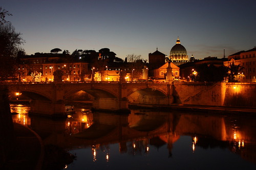 Vatican city by night