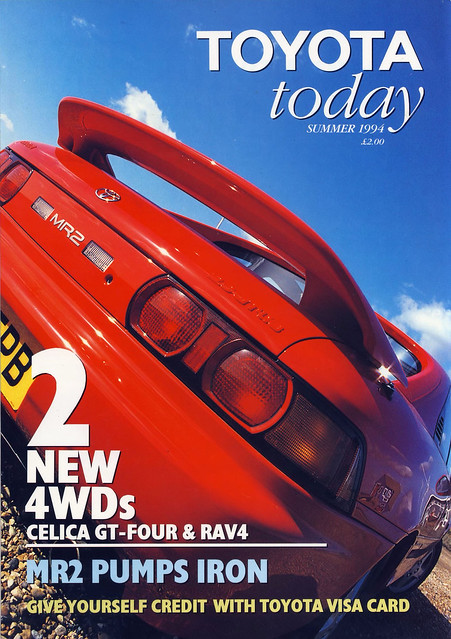 cars magazine front cover toyota 1994 mr2