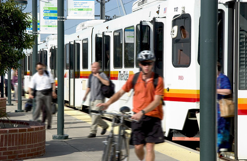 Denver's T-REX light rail system (photo via Florida Dept of Transportation)
