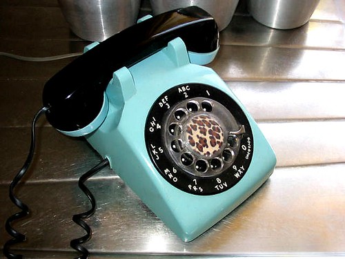 rotary phone by Casa de Dogpoop.