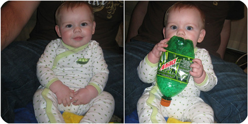 sitting up and mt.dew