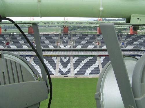 From the roof of Nelspruit Stadium