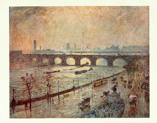 003-Pictures of London 1919-El puente de Waterloo pintado por Emile Claus