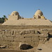Temple of Karnak, adjacent Muslim cemetery by Prof. Mortel