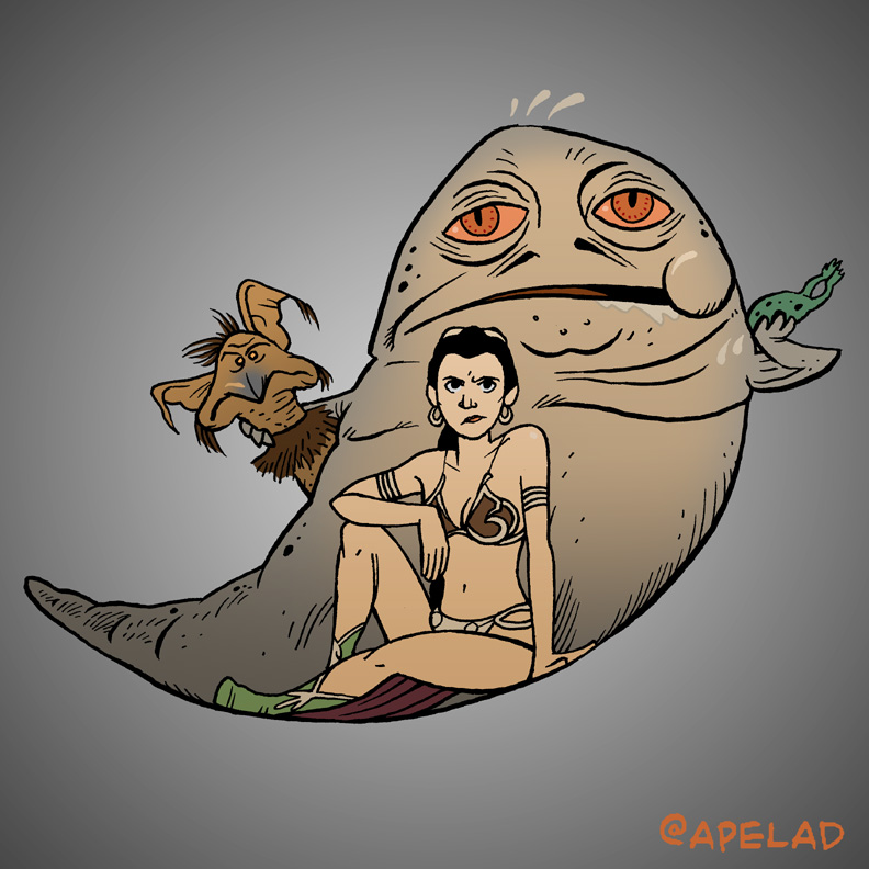 Jabba Princess Leia twitter avatar