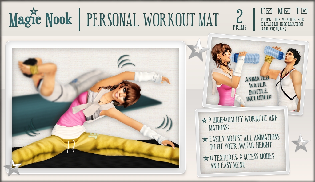 [MAGIC NOOK] Personal Workout Mat