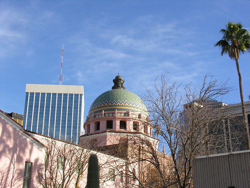 Pima County Courthouse - with its Spanish Colonial Revival-style architecture
