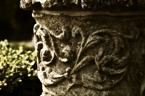 Stone Pot Detail - Copyright R.Weal 2011