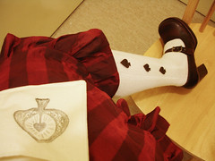 Steampunk Alice: Sock Detail