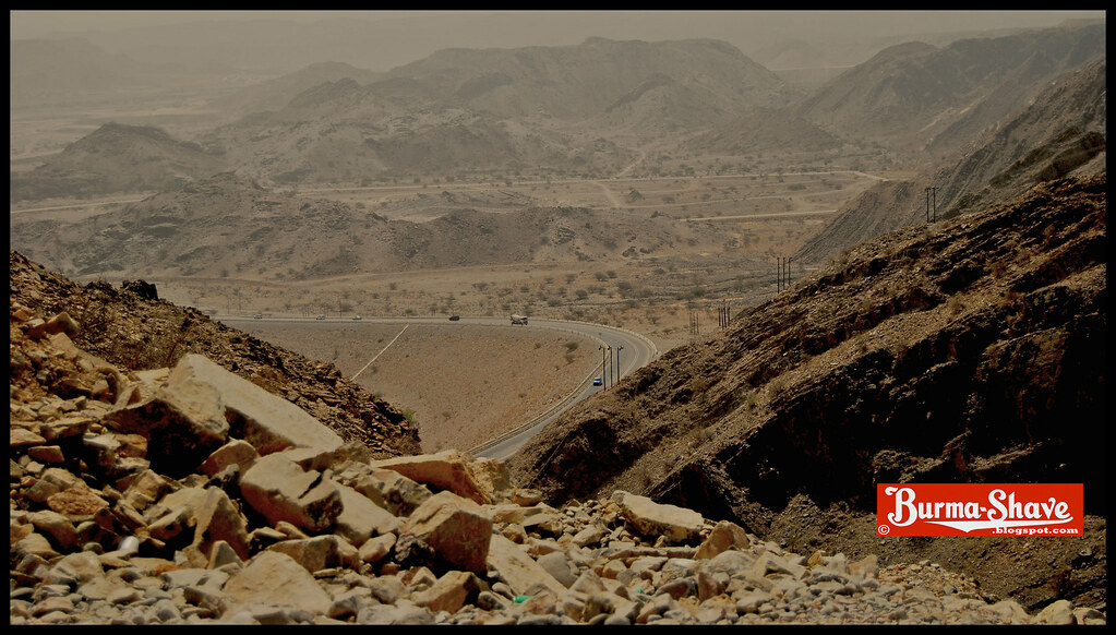 Driving the Hajar Mountains