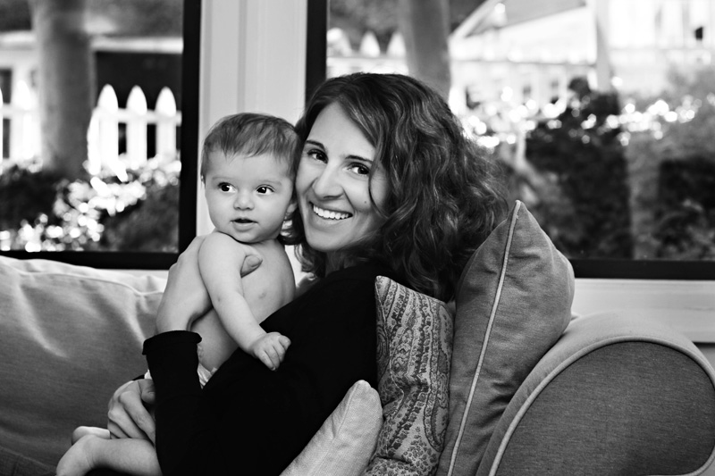 Mom and Paige 4 BW