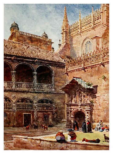 034-Granada- Exterior de la catedral-Cathedral cities of Spain 1909- W.W Collins