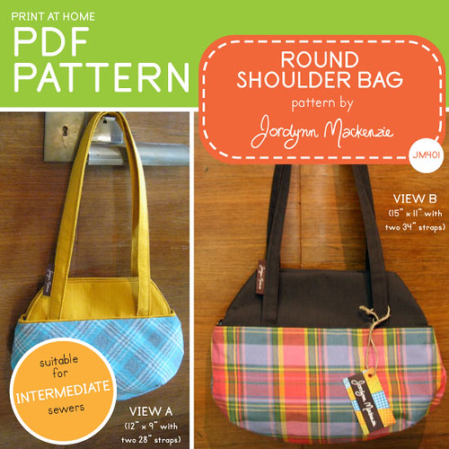 New Pattern: Round Shoulder Bag