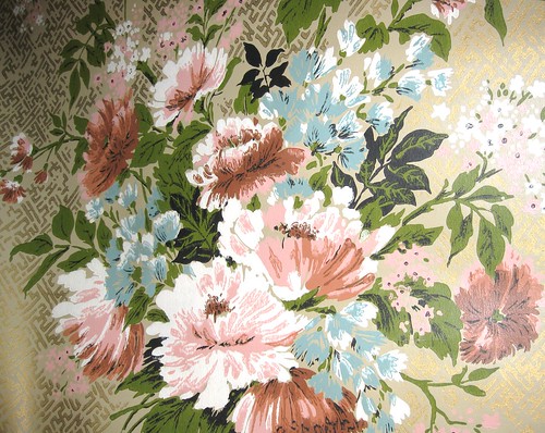 vintage floral wallpaper. Vintage Floral Park Lane