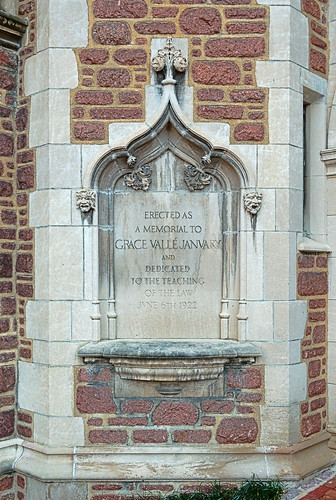 Washington University, in Saint Louis, Missouri, USA - January Hall plaque