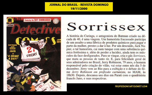 "Sorrissex" - Jornal do Brasil - 19/11/2000