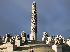 The Monolith at Vigeland Park in Oslo