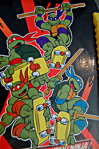 Chitech Industries LTD. :: "Teenage Mutant Ninja Turtles" SKATE BOARD { CHEAPSKATE } vii (( 1990 ))