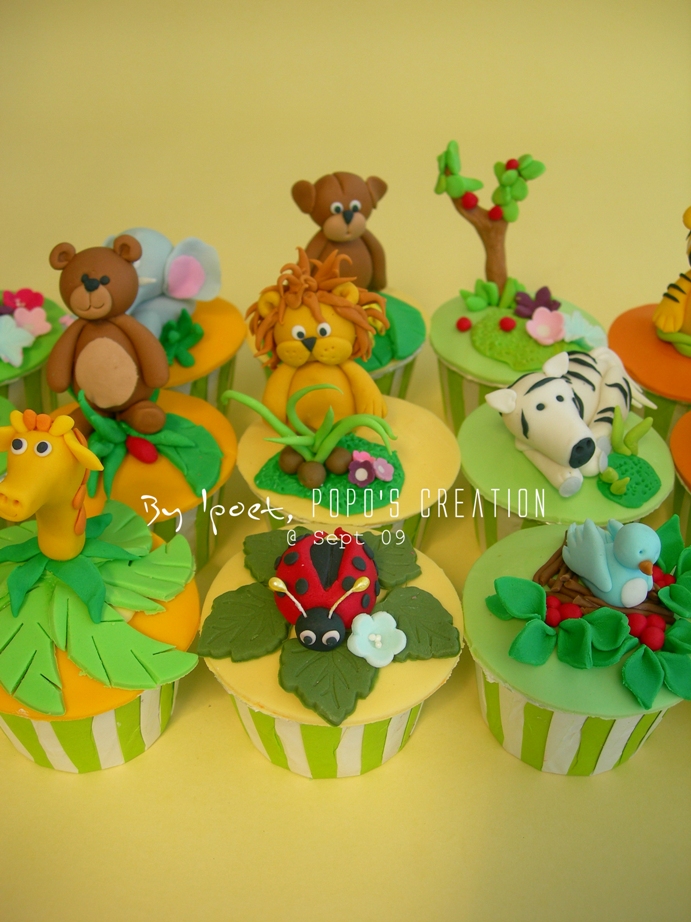 Jungle cupcake for MORI