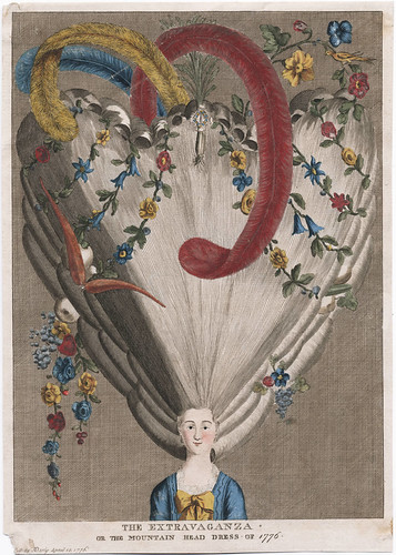 The Extravaganza, or, The Mountain Head Dress of 1776 (Darly)