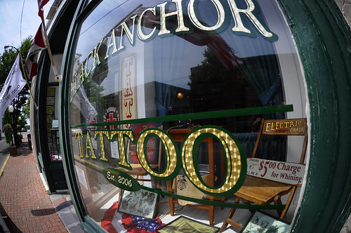 Black Anchor Tattoo,Tattoo Maryland,Denton Maryland,Traditional American 
