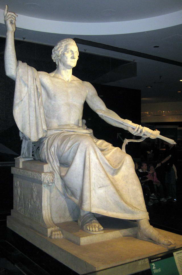 Horatio Greenough's Washington as Zeus