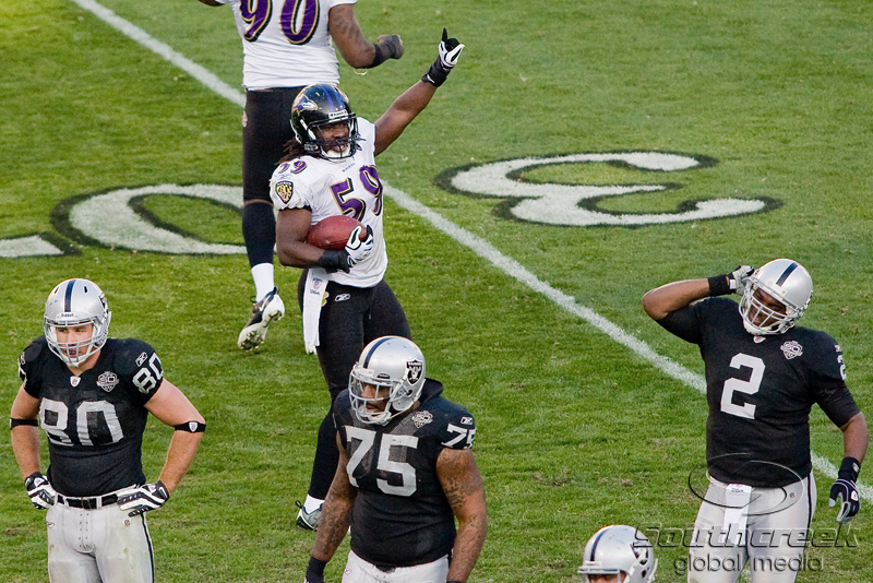 NFL: Ravens at Raiders