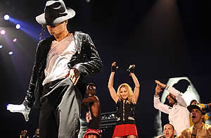 Michael Jackson Madonnna concierto Londres