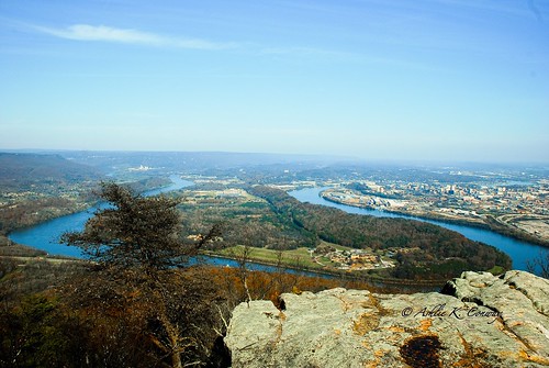 Tennessee River around Moccasin Bend