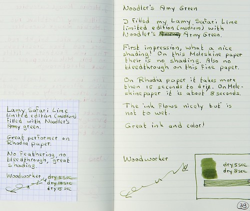 Noodler's Army Green