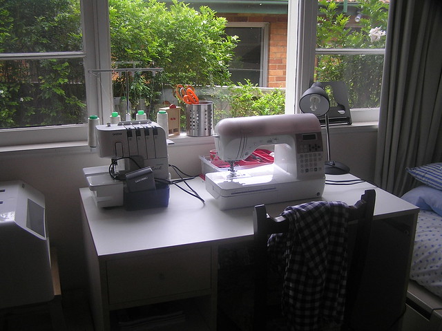 a sunny spot to sew