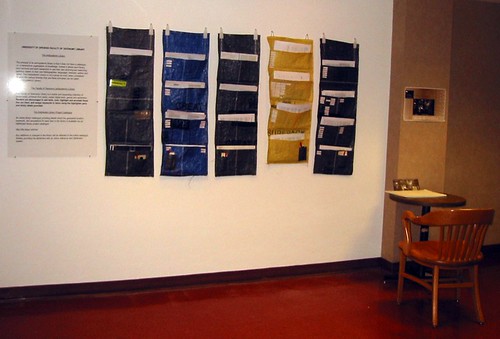 University of Openess, Faculty of Taxonomy. Installation view, Banff Center Library for Database Imaginary exhibition.