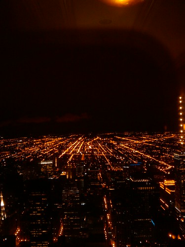 from 80th floor of AON center