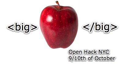 Open Hack NYC - be there! 