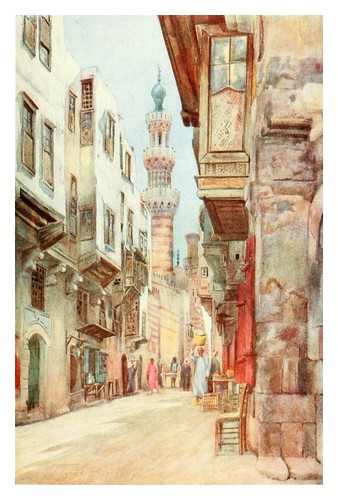 016- Entrada a la mezquita de Ibrahim Agha en el Cairo-Cairo, Jerusalem, and Damascus..1907- Margoliouth D. S.
