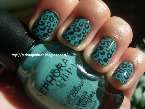 how to do animal print nails. do zebra and leopard print
