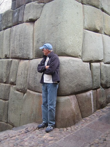 Roger on an Incan street