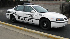 Village of Franklin Park police car. Franklin Park Illinois. Saturday, August 1st 2009.