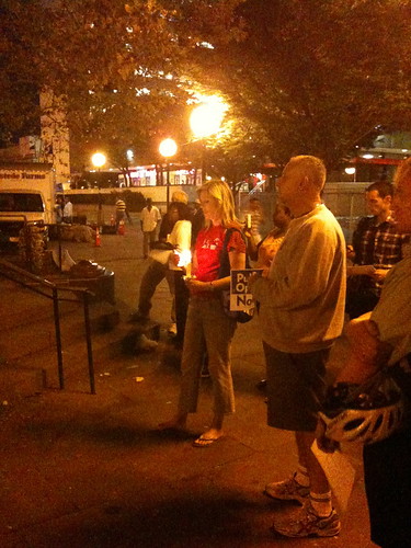 Candlelight vigil for public health care reform