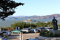 Alcatraz, from Coit Tower